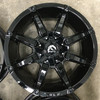 20" Fuel D575 Coupler 20x9 8x6.5 1mm Gloss Black For Chevy GMC Ram Ford Wheel