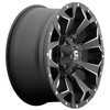 22" Fuel 1PC D546 Assault 22x12 5x5.5 5x150 Matte Black Milled Wheel -44mm Rim