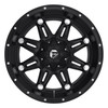 20" Fuel D531 Hostage 20x9 6x135 6x5.5 1mm Matte Black Wheel Truck SUV Rim