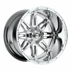 Fuel 1PC D530 Hostage 17x9 8x6.5 Chrome Plated Wheel 17" 1mm Rim