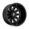 Fuel 1PC D538 Maverick 20x8.25 8x210 Matte Black Milled Wheel 20" -221mm Rim