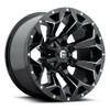 20" Fuel D576 Assault 20x10 5x5.5 5x150 Black Milled Wheel -18mm Lifted Rim