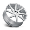 Status Brute 26x10 6x5.5 Silver W/ Brushed Machined Face Wheel 26" 15mm Rim