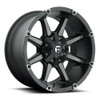 20" Fuel 1PC D556 Coupler 20x9 8x170 1mm Matte Black Double Dark Tint Wheel Rim
