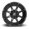 20" Fuel D556 Coupler 20x9 6x135 6x5.5 20mm Matte Black Double Dark Tint Wheel