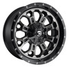 20" Fuel D561 Crush 20x10 6x135 6x5.5 -19mm Wheel Machined Double Dark Tint Rim