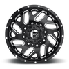 Fuel 1PC D581 Triton 22x8.25 8x200 Gloss Black Milled Front Wheel 22" 105mm Rim