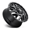 Fuel 1PC D581 Triton 22x8.25 8x200 Gloss Black Milled Front Wheel 22" 105mm Rim