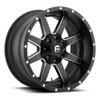 18" Fuel D538 Maverick 18x9 8x180 Matte Black Milled Wheel 1mm For Chevy GMC Rim