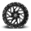 Fuel 1PC D581 Triton 20x9 6x135 6x5.5 Gloss Black Milled Wheel 20" 1mm Rim