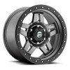 16" Fuel 1PC D558 Anza 16x8 6x5.5 Matte Gunmetal Black Bead Ring Wheel 1mm Rim