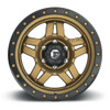 17" Fuel D583 Anza 17x8.5 5x5.0 Bronze Black Ring Wheel -6mm For Chevy GMC Rim