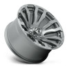 22" Fuel D693 Blitz 22x10 5x5 -18mm Platinum Wheel Offroad For Jeep Truck Rim