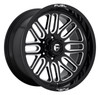20" Fuel 1PC D662 Ignite 20x9 6x5.5 19mm Wheel Gloss Black Milled Truck Suv Rim