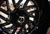 20" TIS 544BM Gloss Black w/ CNC Milled Accents 20x9 Wheel 5x5 5x5.5 01mm Rim