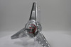 Vision Legend Series Chrome w/Black & Red Logo Wheel Center Cap Hub Cap C143-TS-V 2.625"