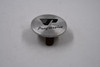 Progressive Wheels Brushed Aluminum w/Black Logo Wheel Center Cap Hub Cap PROG/2.3125 2.31525" 2 Clip on Back Side