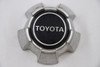 Toyota Silver & Black Wheel Center Cap Hub Cap 4/Toy/PU 4"
