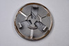 Oldsmobile Gray w/Chrome&Red Logo Wheel Center Cap Hub Cap OLDS/3.75 3.75"