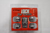 Set 4 12x1.75 Wheel Locks Locking Lug Nuts Chrome w Key WL001