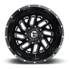 Fuel 1PC D581 Triton 22x8.25 8x210 Gloss Black Milled Wheel 22" -221mm Rear Rim