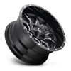 Fuel 1PC D627 Vandal 20x10 8x6.5 Gloss Black Milled Wheel 20" -18mm Rim Fuel 1PC D627 Vandal 20x10 8x6.5 Gloss Black Milled Wheel 20" -18mm Rim