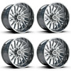 Set 4 20" TIS 547C Chrome 20x12 Wheels 5x5.5 5x150 -44mm Lifted Truck Suv Rims
