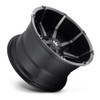 20" Fuel D556 Coupler 20x9 5x4.5 5x5 1mm Wheel Matte Black Double Dark Tint Rim