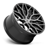 Set 4 Niche M262 Mazzanti 22x10 5x130 Black Brushed Face Wheels 22" 30mm