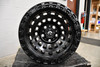 Fuel 1PC D633 Zephyr 17x8 5x4.5 Matte Black Wheel 17" 38mm Rim