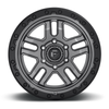 17" Fuel  D701 Ammo 17x9 5x5 Matte Gunmetal Black Bead Ring -12mm For Jeep Rim