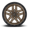 17" Fuel D702 Ammo 17x9 6x5.5 1mm Matte Bronze Black Bead Ring Wheel Truck Rim