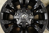17" Fuel 1PC D560 Vapor 17x9 8x180 Matte Black Wheel 1mm For Chevy GMC Truck Rim