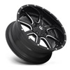 Fuel 1PC D610 Maverick 18x9 6x135 6x5.5 Gloss Black Milled Wheel 18" 13mm Rim