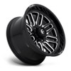 Fuel 1PC D662 Ignite 20x9 6x135 Gloss Black Milled Wheel 20" 19mm Rim