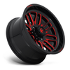 Fuel  D663 Ignite 20x10 6x135 Gloss Black Red Tinted Clear Wheel 20" -18mm Fuel  D663 Ignite 20x10 6x135 Gloss Black Red Tinted Clear Wheel 20" -18mm