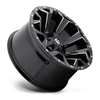 20" Fuel D576 Assault 20x9 5x5.5 5x150 Black Milled Wheel 20mm Truck Suv Rim