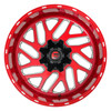 Fuel 1PC D691 Triton 20x10 6x135 6x5.5 Candy Red Milled Wheel 20" -19mm Rim