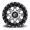 Fuel UTV D541 Nutz Utv 14x7 4x156 Matte Black Machined Wheel 14" 13mm Rim