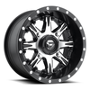 Fuel UTV D541 Nutz Utv 14x7 4x156 Matte Black Machined Wheel 14" 13mm Rim