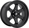 16" Fuel 1PC D664 Shok 16x7 5x160 Matte Black Wheel 42mm Rim