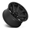 22" Fuel D706 Siege Matte Black Wheel 22x12 5x5 -44mm For Jeep Lifted Truck Rim