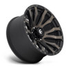 18" Fuel 1PC D674 Blitz 18x9 8x170 Matte Black Double Dark Tint Wheel 1mm Rim
