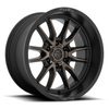 20" Fuel 1PC D762 Clash 20x10 6x5.5 Matte Black Double Dark Tint Wheel -18mm Rim