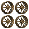 Set 4 18" Katana Wheels KR07 18x8 5x4.5 40mm Matte Bronze Racing Rims