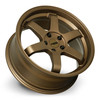 Set 4 18" Katana Wheels KR08 18x8 5x4.5 40mm Matte Bronze Racing Rims