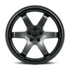 Set 4 18" Katana Wheels KR08 18x8 5x4.5 40mm Glossy Gunmetal Racing Rims