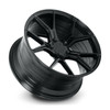 Set 4 18" Dolce Performance Element Gloss Black 18x8.5 Wheels 5x120 35mm Rims