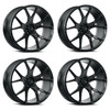 Set 4 18" Dolce Performance Element 18x8.5 5x4.5 35mm Wheels Gloss Black Rims