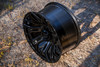 Set 4 20" Gear Off Road 776B Flair Gloss Black 20x9 Wheels 8x180 0mm Truck Rims